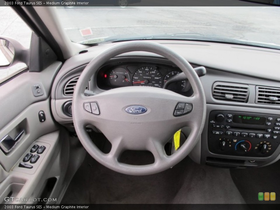 Medium Graphite Interior Steering Wheel for the 2003 Ford Taurus SES #61674127
