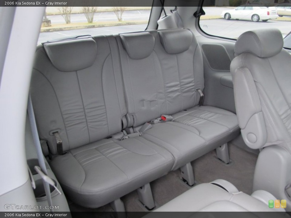 Gray Interior Rear Seat for the 2006 Kia Sedona EX #61674200