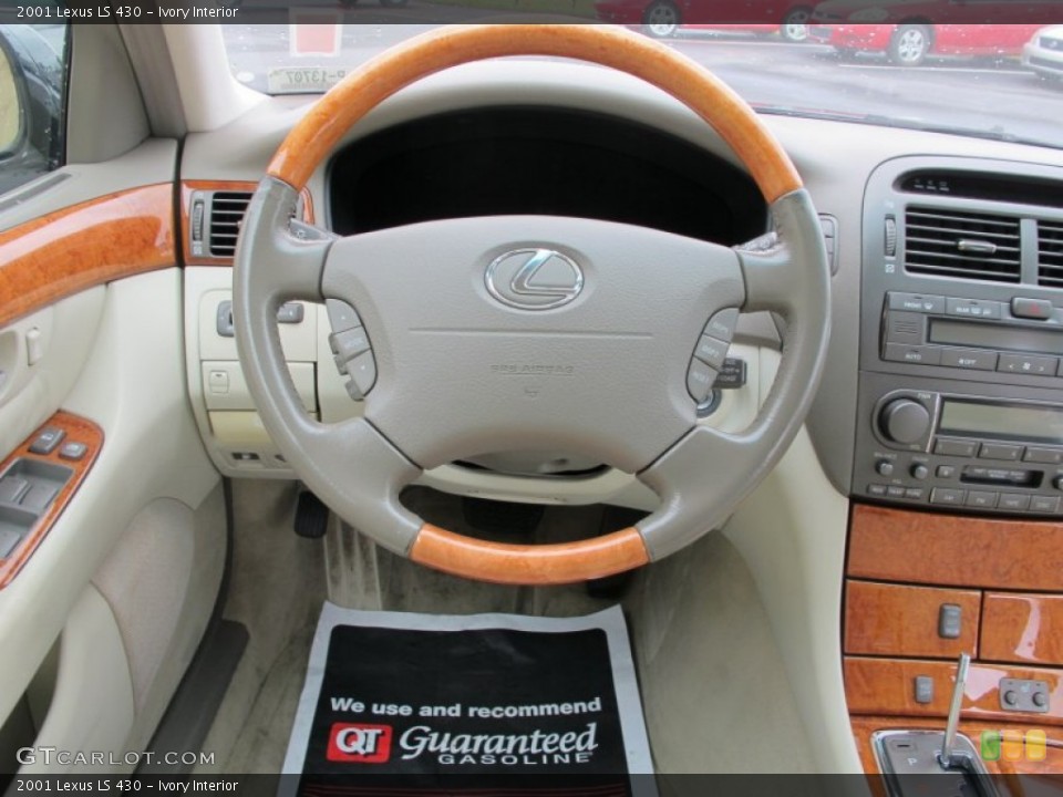 Ivory Interior Steering Wheel for the 2001 Lexus LS 430 #61674335