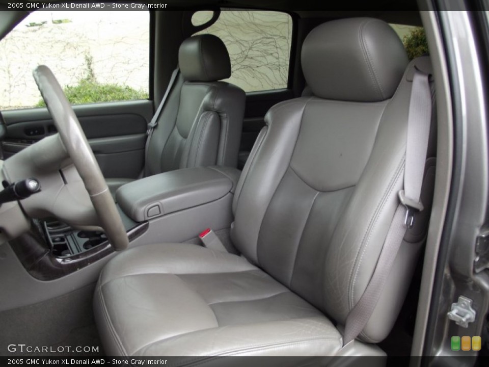 Stone Gray Interior Front Seat for the 2005 GMC Yukon XL Denali AWD #61675938