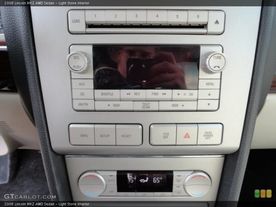 Light Stone Interior Controls for the 2008 Lincoln MKZ AWD Sedan #61676003