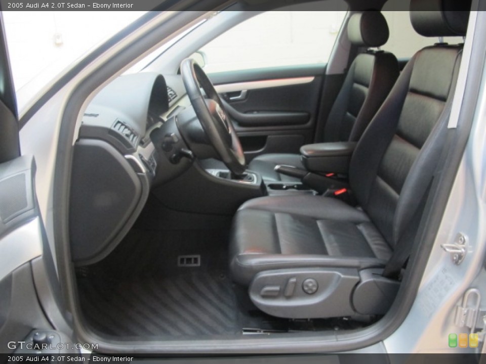 Ebony Interior Photo for the 2005 Audi A4 2.0T Sedan #61679682