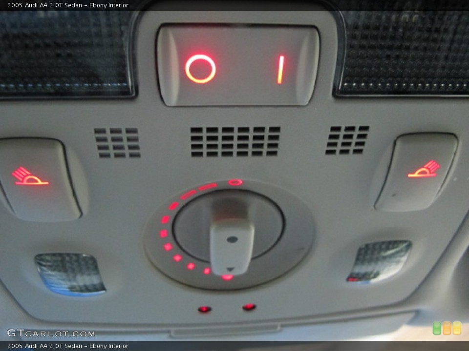Ebony Interior Controls for the 2005 Audi A4 2.0T Sedan #61679835