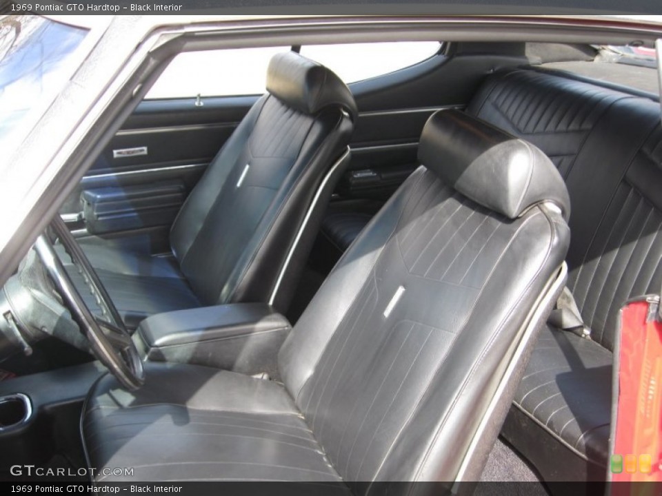 Black Interior Photo for the 1969 Pontiac GTO Hardtop #61681243