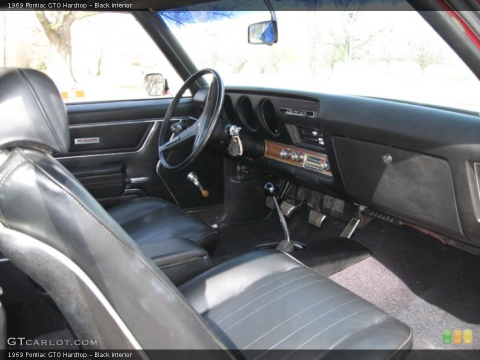 Black Interior Photo for the 1969 Pontiac GTO Hardtop #61681305