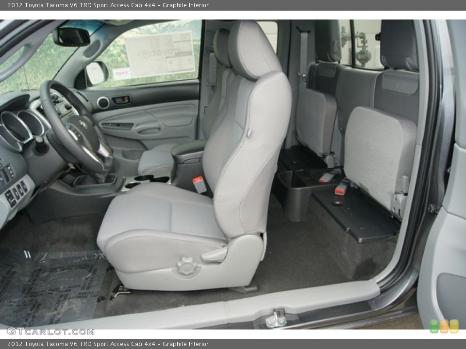 Graphite Interior Photo for the 2012 Toyota Tacoma V6 TRD Sport Access Cab 4x4 #61683037