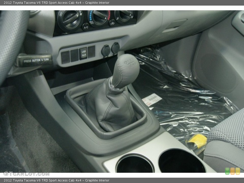 Graphite Interior Transmission for the 2012 Toyota Tacoma V6 TRD Sport Access Cab 4x4 #61683073
