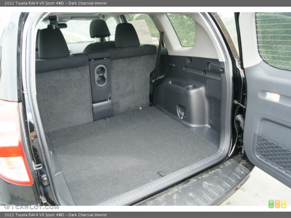 Dark Charcoal Interior Trunk for the 2012 Toyota RAV4 V6 Sport 4WD #61684544