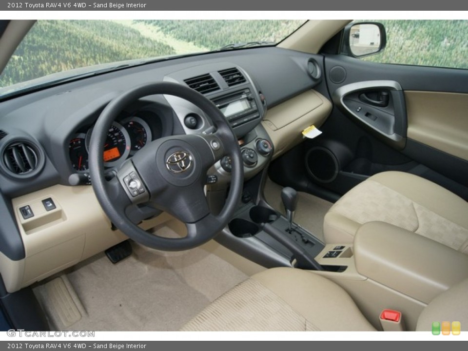 Sand Beige Interior Photo for the 2012 Toyota RAV4 V6 4WD #61684636