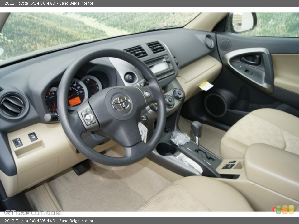 Sand Beige Interior Photo for the 2012 Toyota RAV4 V6 4WD #61684782