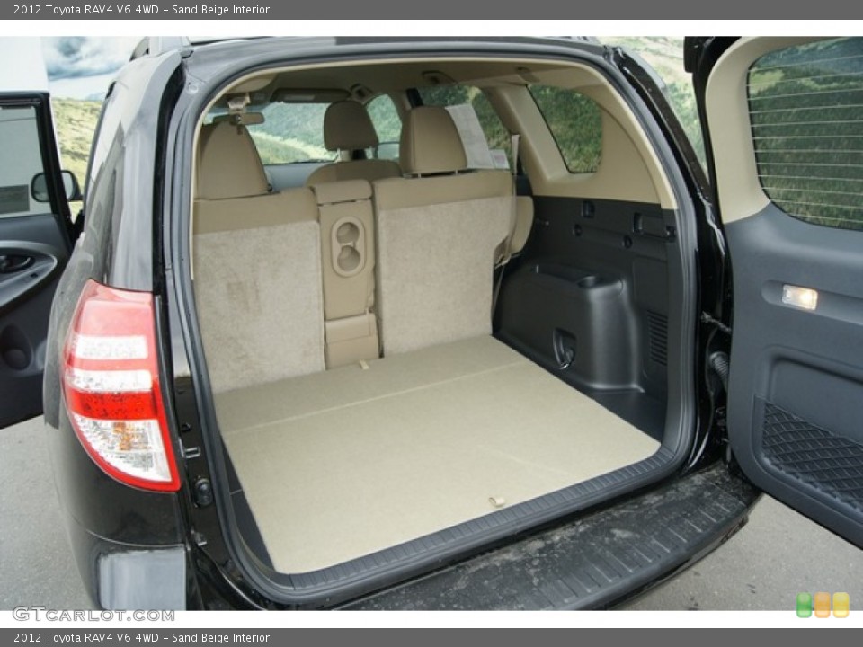 Sand Beige Interior Trunk for the 2012 Toyota RAV4 V6 4WD #61684824