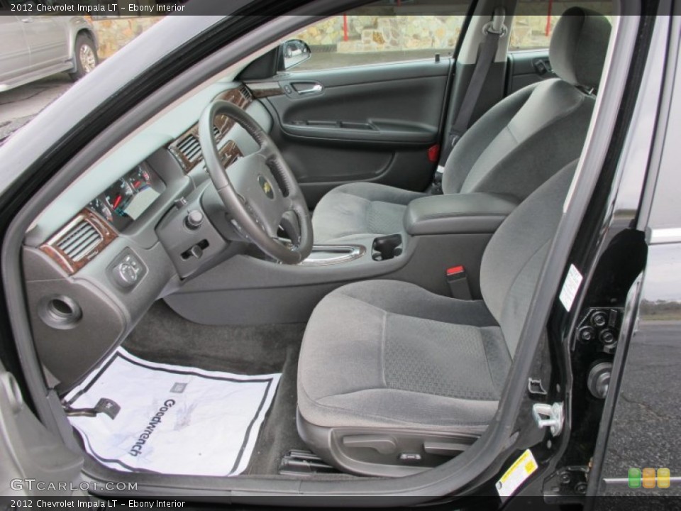 Ebony Interior Photo for the 2012 Chevrolet Impala LT #61685694