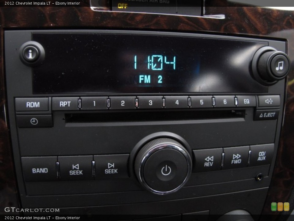 Ebony Interior Audio System for the 2012 Chevrolet Impala LT #61685784