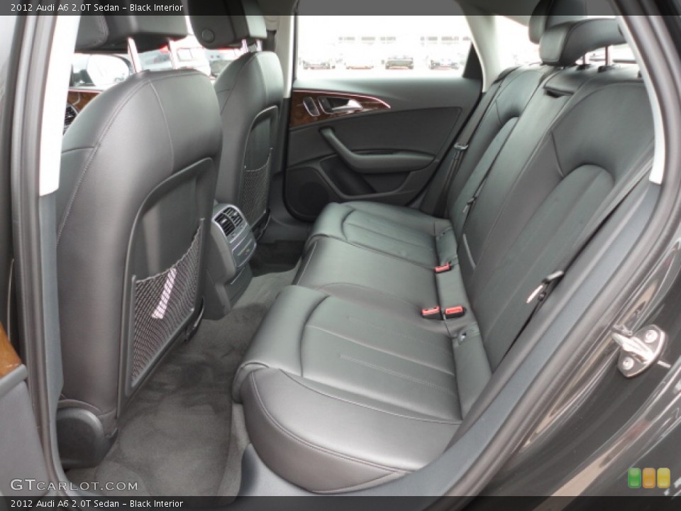 Black Interior Rear Seat for the 2012 Audi A6 2.0T Sedan #61686426