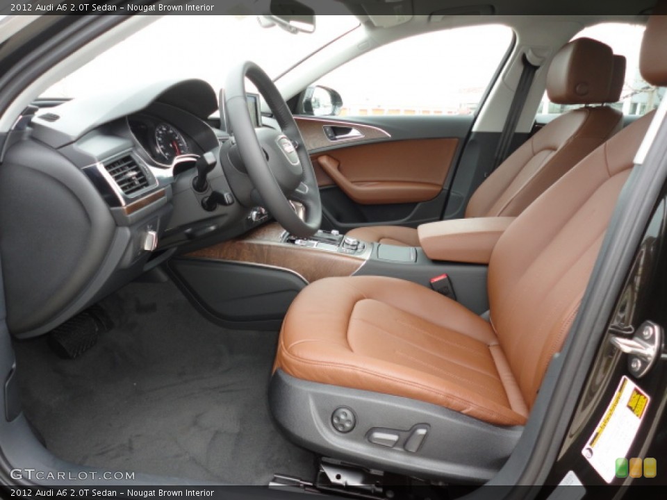 Nougat Brown Interior Photo for the 2012 Audi A6 2.0T Sedan #61686505