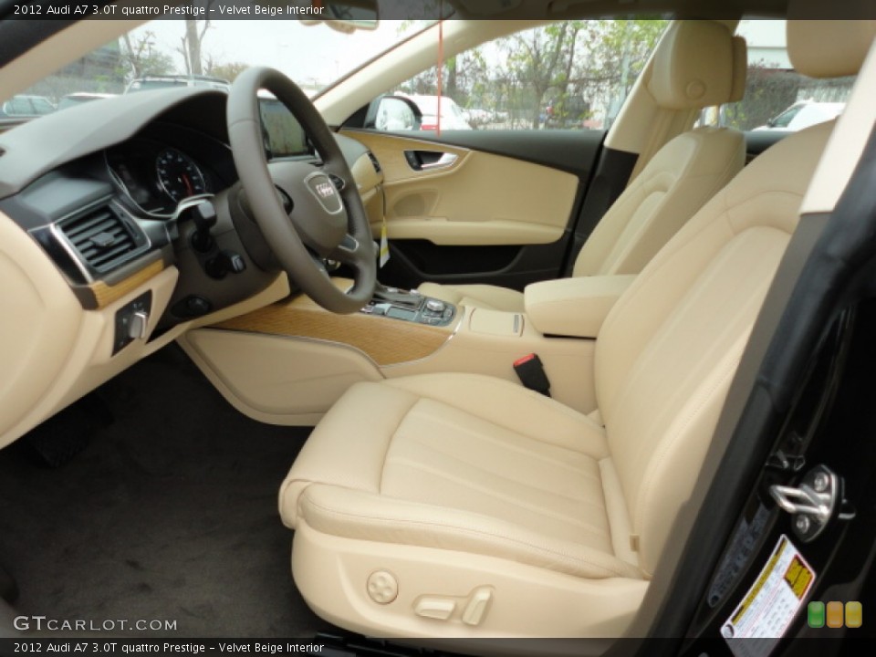 Velvet Beige Interior Photo for the 2012 Audi A7 3.0T quattro Prestige #61686590