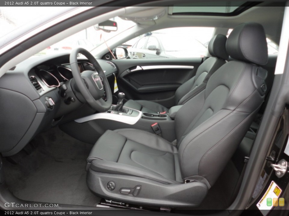 Black Interior Photo for the 2012 Audi A5 2.0T quattro Coupe #61687038
