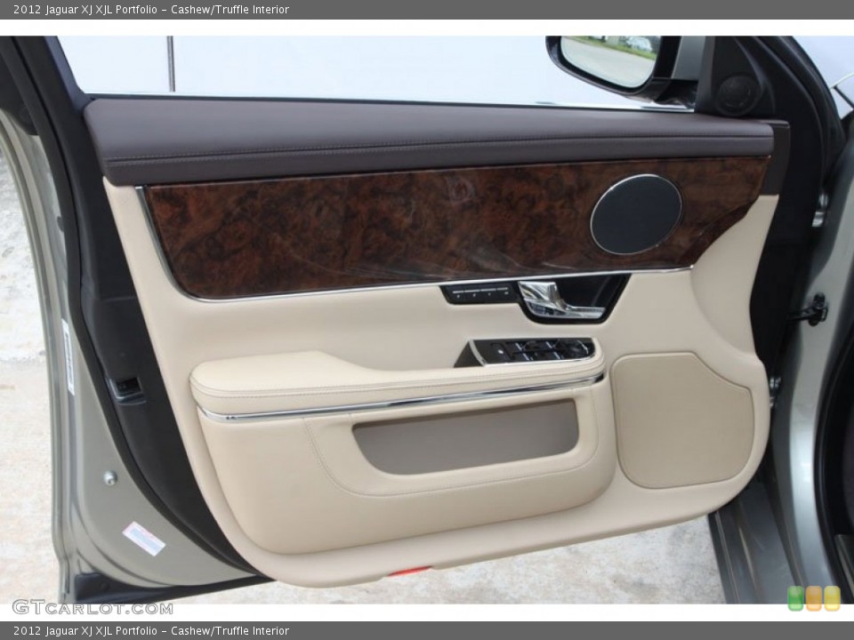 Cashew/Truffle Interior Door Panel for the 2012 Jaguar XJ XJL Portfolio #61688949