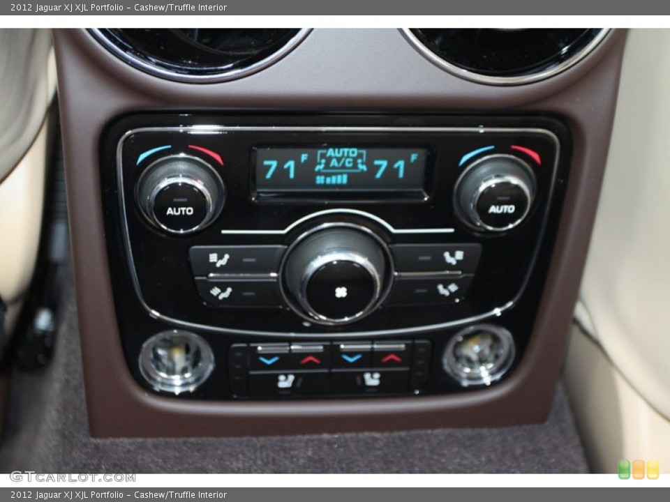 Cashew/Truffle Interior Controls for the 2012 Jaguar XJ XJL Portfolio #61688982