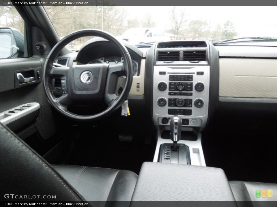Black Interior Dashboard for the 2008 Mercury Mariner V6 Premier #61689334