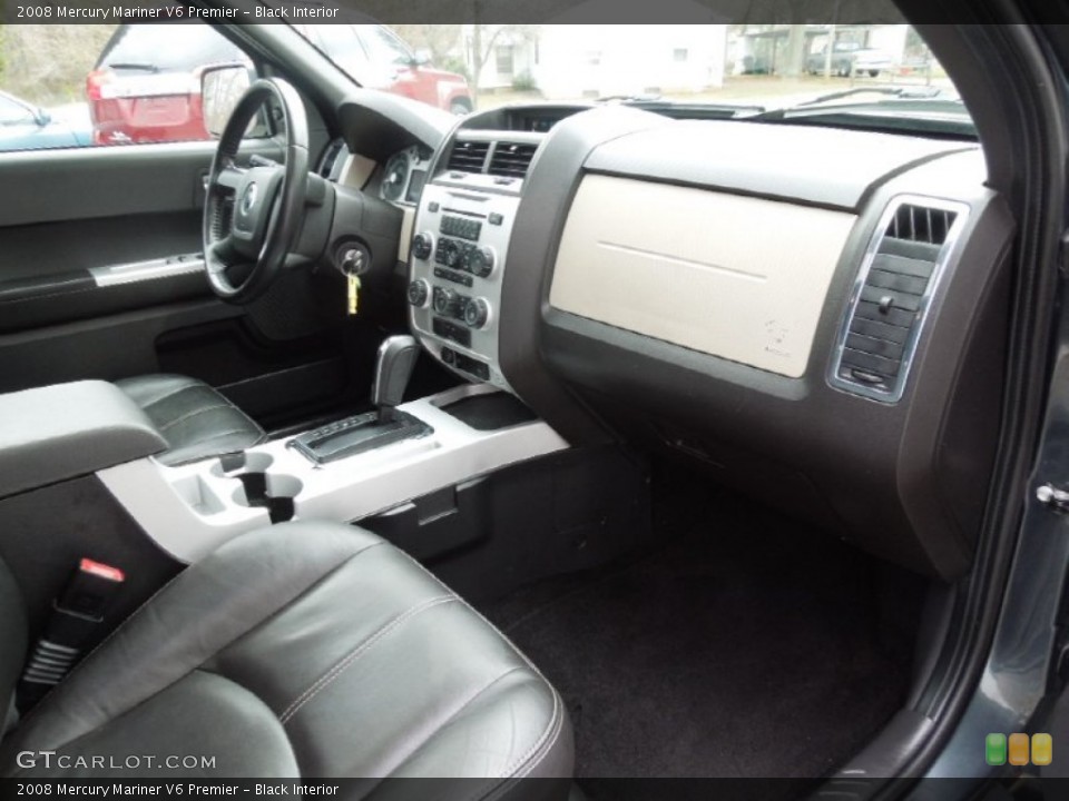 Black Interior Photo for the 2008 Mercury Mariner V6 Premier #61689378