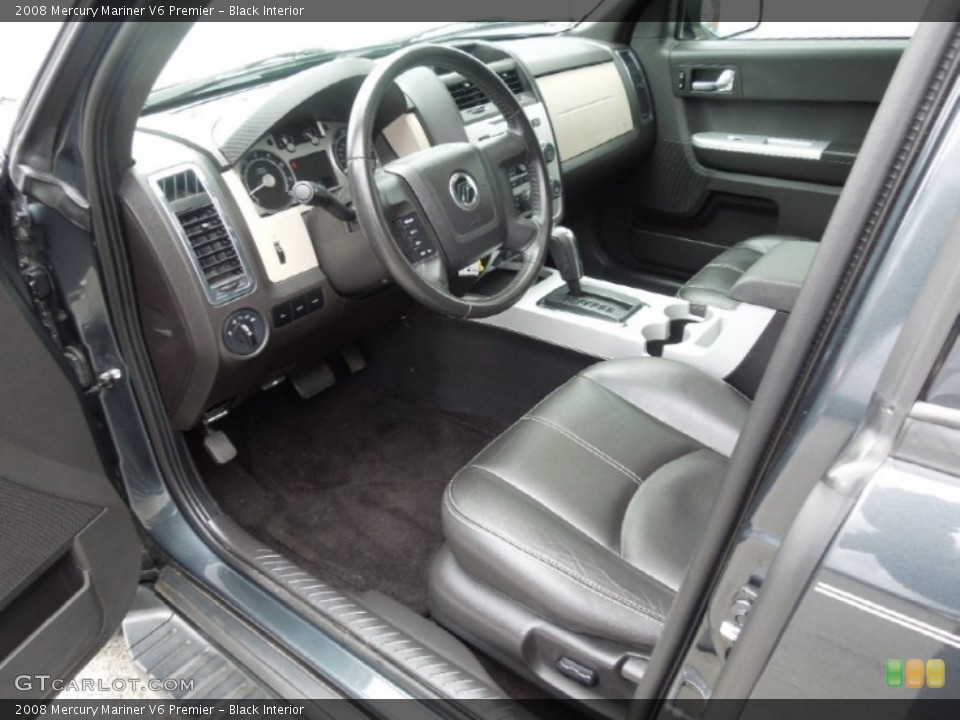Black Interior Photo for the 2008 Mercury Mariner V6 Premier #61689417