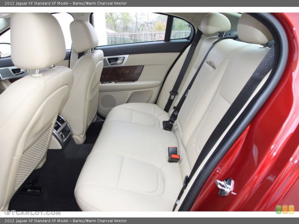 Barley/Warm Charcoal Interior Rear Seat for the 2012 Jaguar XF  #61689875