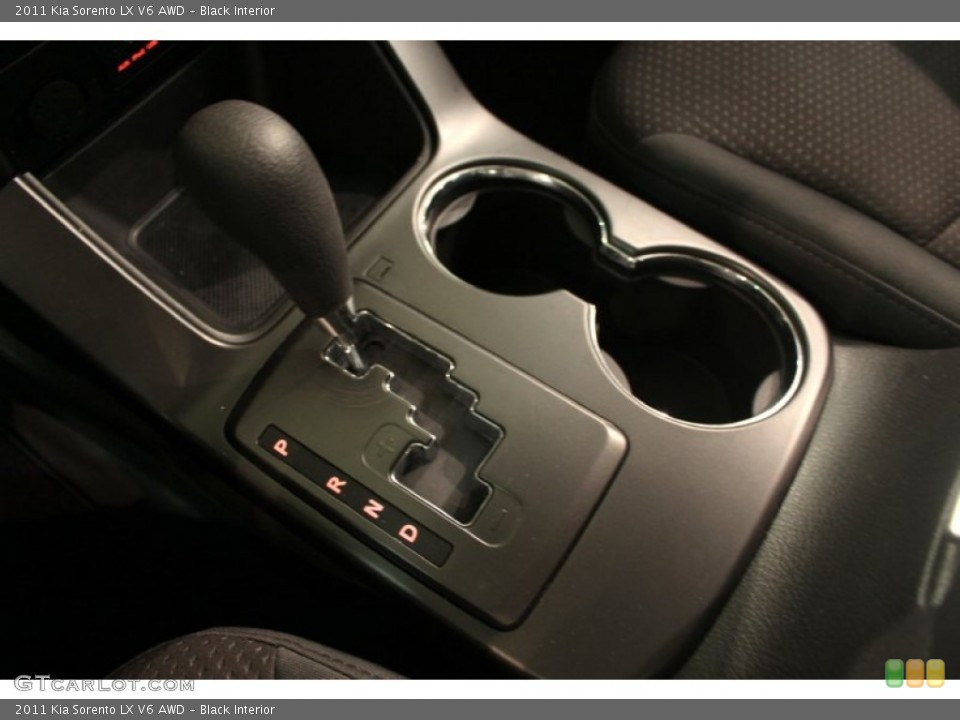 Black Interior Transmission for the 2011 Kia Sorento LX V6 AWD #61691515