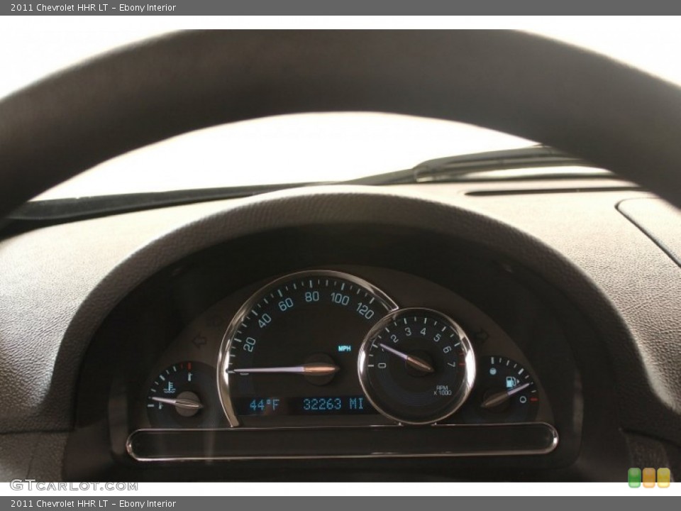 Ebony Interior Gauges for the 2011 Chevrolet HHR LT #61691912