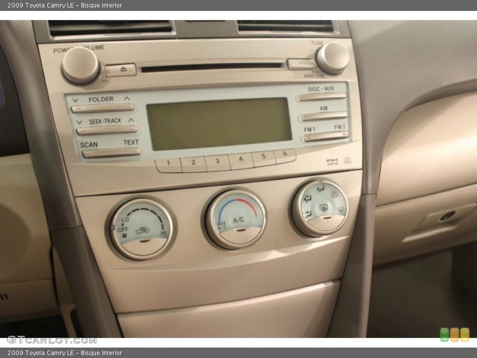Bisque Interior Controls for the 2009 Toyota Camry LE #61692773