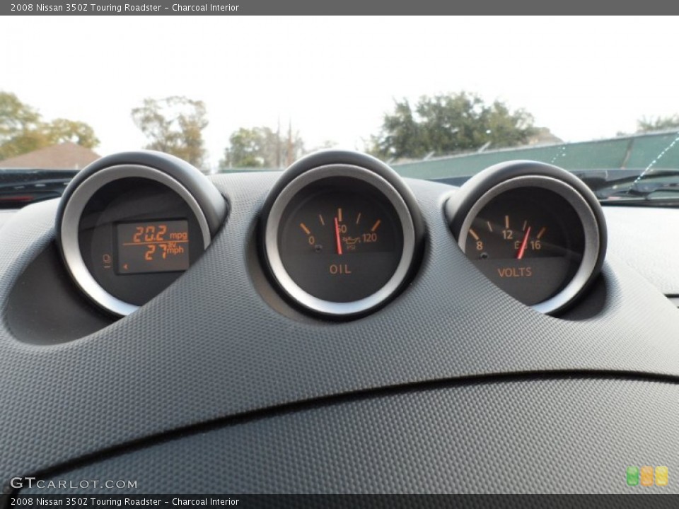 Charcoal Interior Gauges for the 2008 Nissan 350Z Touring Roadster #61693342
