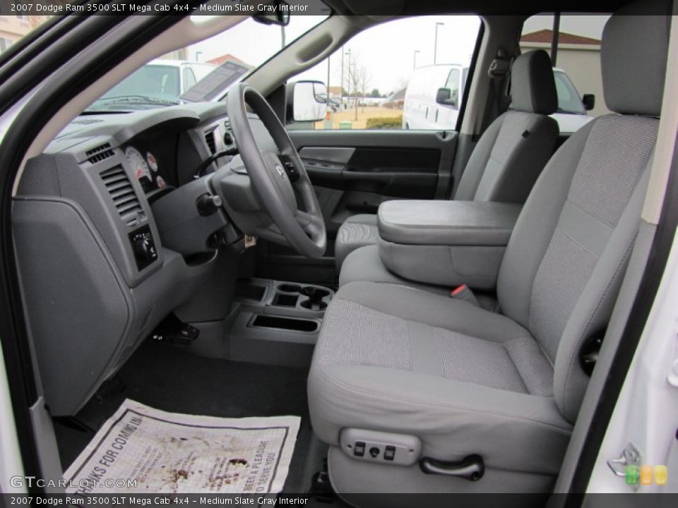 Medium Slate Gray Interior Photo for the 2007 Dodge Ram 3500 SLT Mega Cab 4x4 #61696406