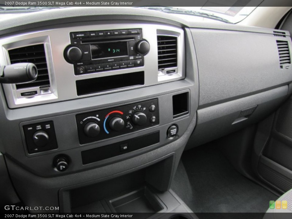 Medium Slate Gray Interior Dashboard for the 2007 Dodge Ram 3500 SLT Mega Cab 4x4 #61696478