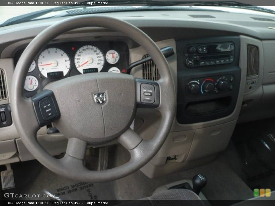 Taupe Interior Steering Wheel for the 2004 Dodge Ram 1500 SLT Regular Cab 4x4 #61697265