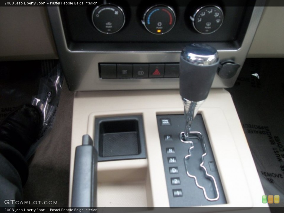 Pastel Pebble Beige Interior Transmission for the 2008 Jeep Liberty Sport #61702782