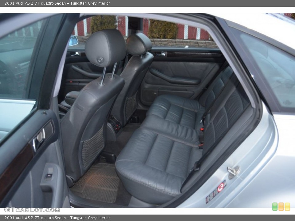 Tungsten Grey Interior Rear Seat for the 2001 Audi A6 2.7T quattro Sedan #61703450