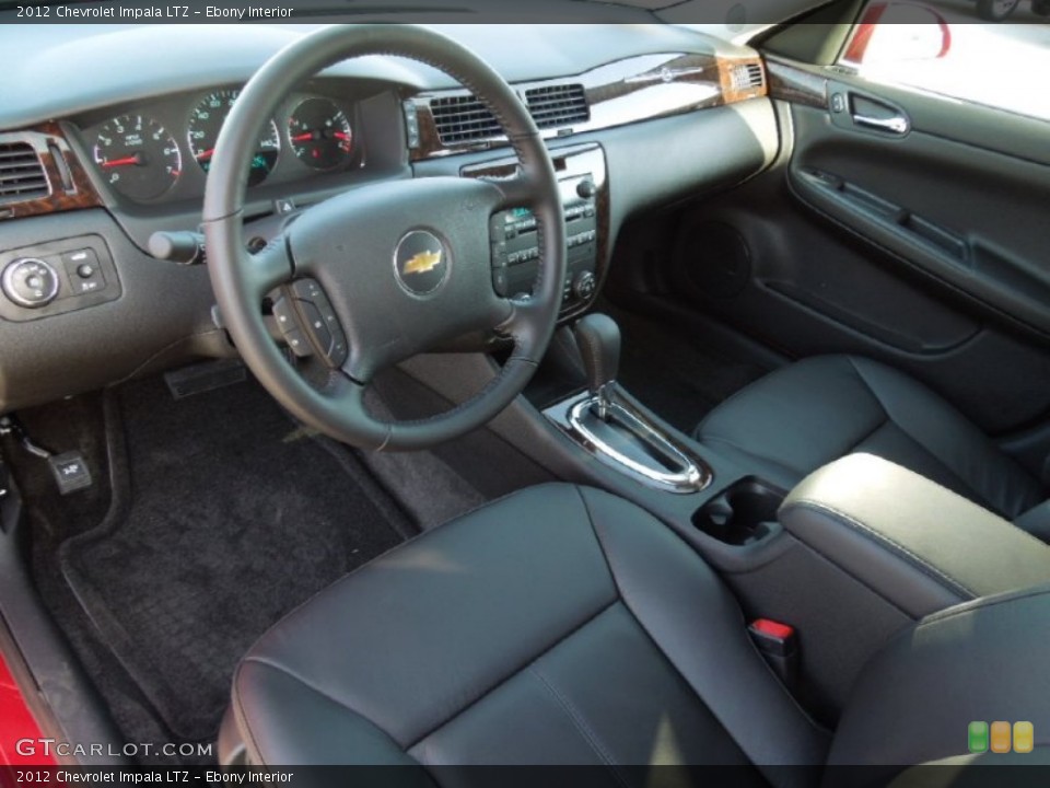 Ebony Interior Prime Interior for the 2012 Chevrolet Impala LTZ #61704102