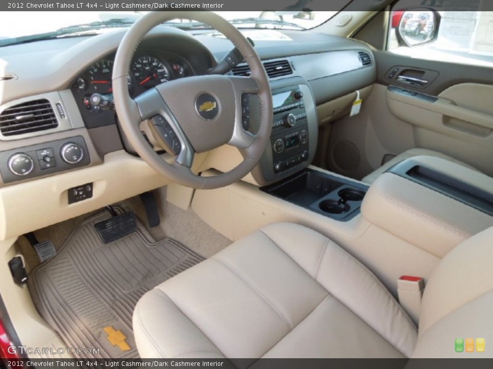 Light Cashmere/Dark Cashmere Interior Prime Interior for the 2012 Chevrolet Tahoe LT 4x4 #61704346
