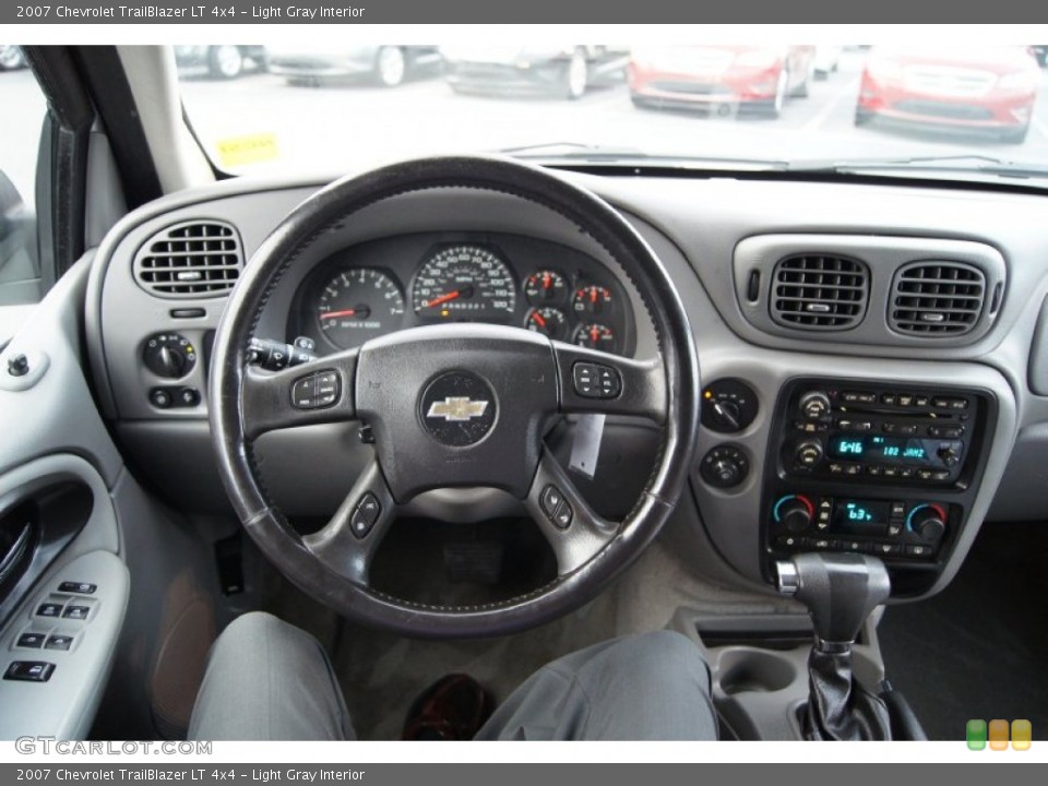 Light Gray Interior Dashboard for the 2007 Chevrolet TrailBlazer LT 4x4 #61704699