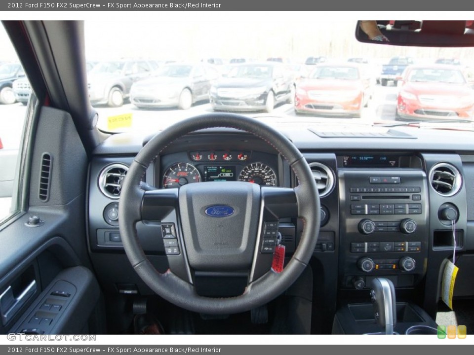 FX Sport Appearance Black/Red Interior Dashboard for the 2012 Ford F150 FX2 SuperCrew #61705731