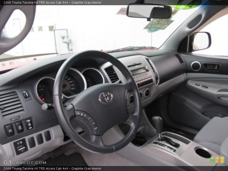 Graphite Gray Interior Photo for the 2006 Toyota Tacoma V6 TRD Access Cab 4x4 #61706219