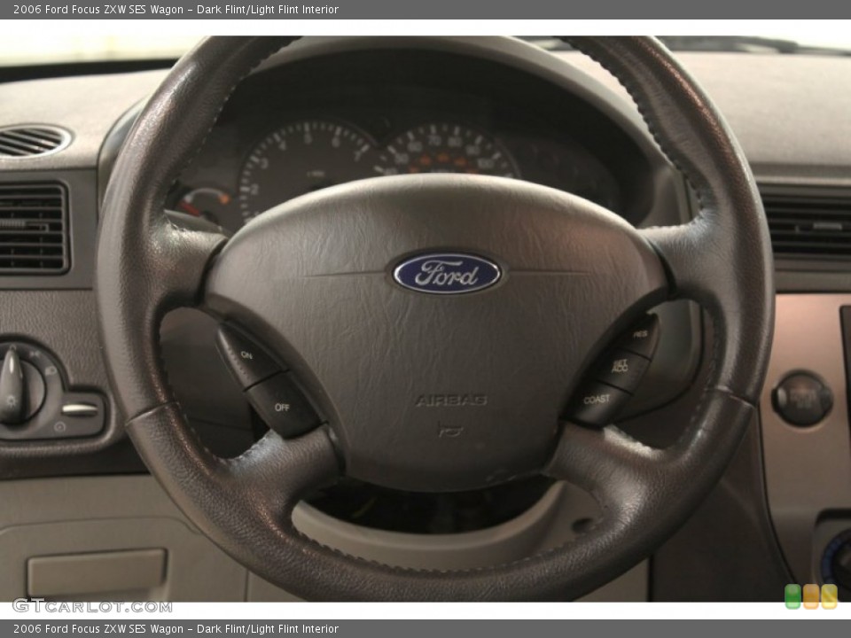 Dark Flint/Light Flint Interior Steering Wheel for the 2006 Ford Focus ZXW SES Wagon #61707777