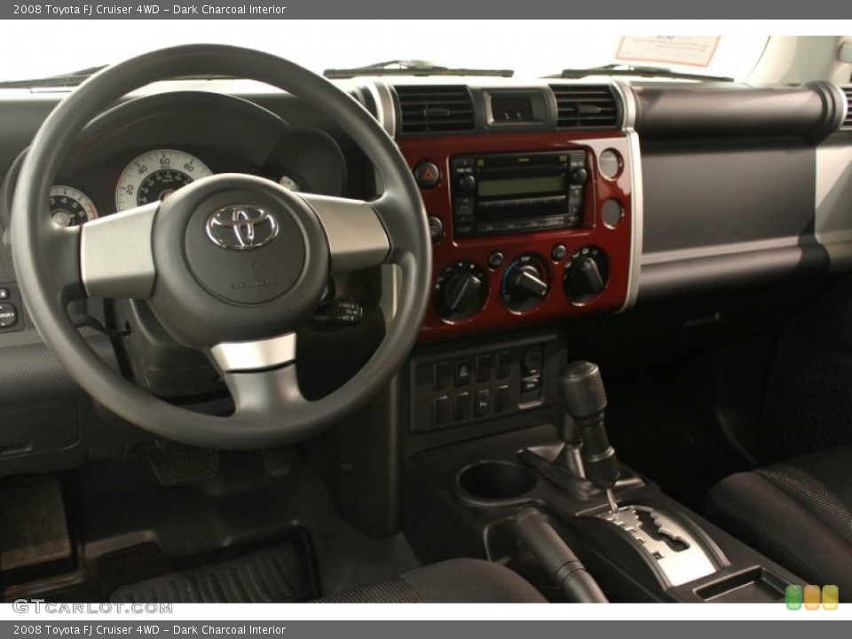 Dark Charcoal Interior Dashboard for the 2008 Toyota FJ Cruiser 4WD #61708362