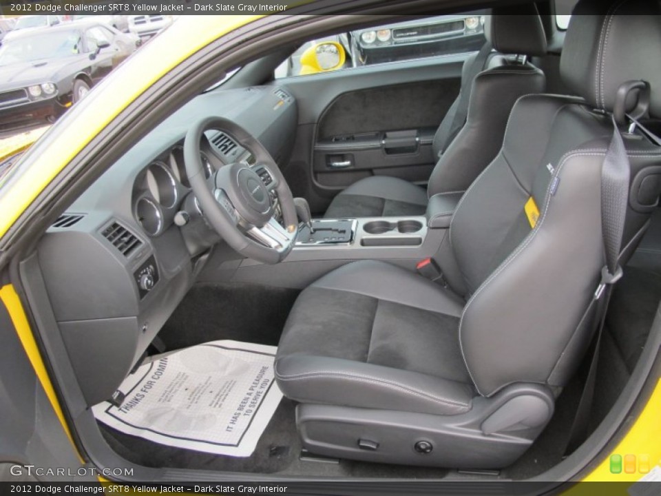 Dark Slate Gray Interior Photo for the 2012 Dodge Challenger SRT8 Yellow Jacket #61708836