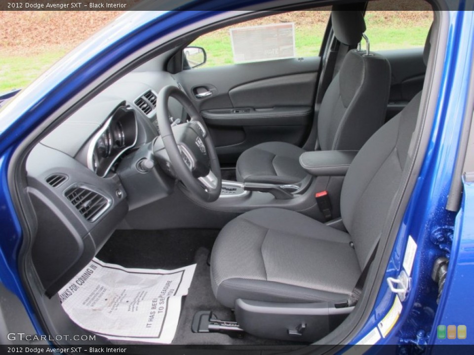 Black Interior Photo for the 2012 Dodge Avenger SXT #61709188