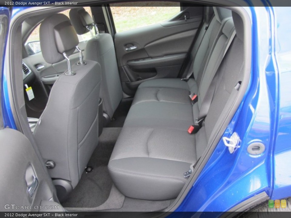 Black Interior Rear Seat for the 2012 Dodge Avenger SXT #61709193