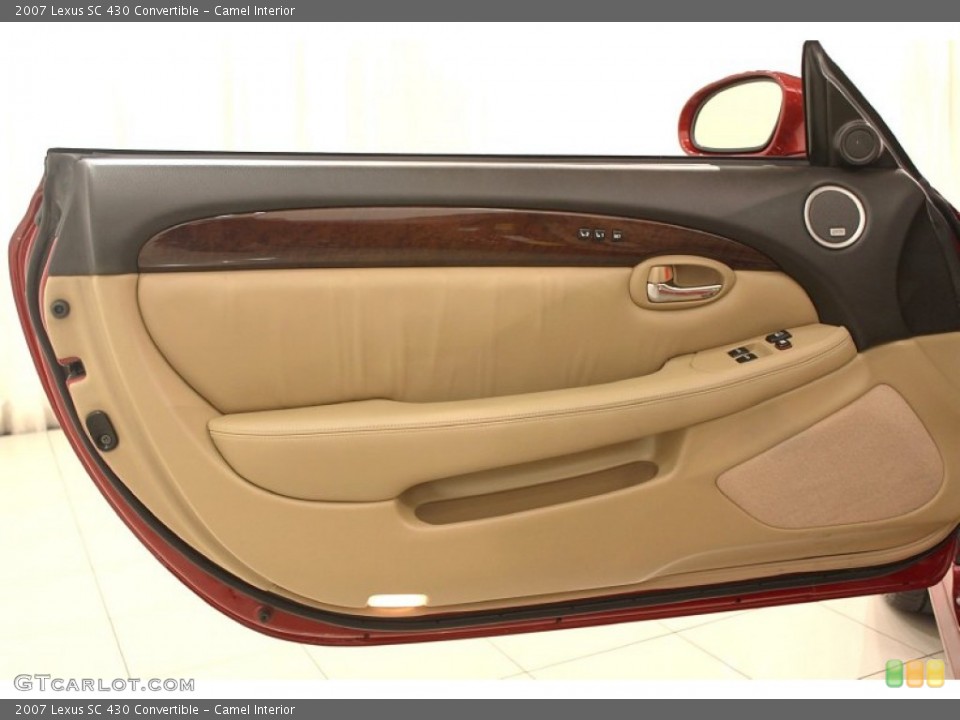 Camel Interior Door Panel for the 2007 Lexus SC 430 Convertible #61709544