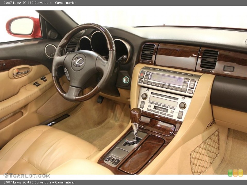 Camel Interior Dashboard for the 2007 Lexus SC 430 Convertible #61709703