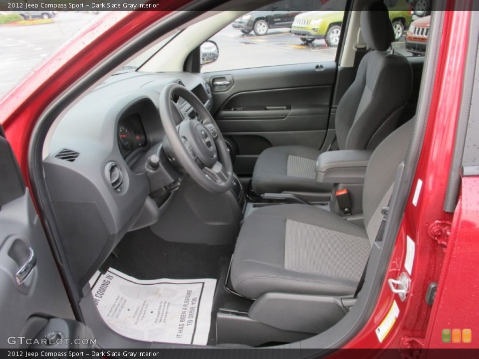 Dark Slate Gray Interior Photo for the 2012 Jeep Compass Sport #61710852