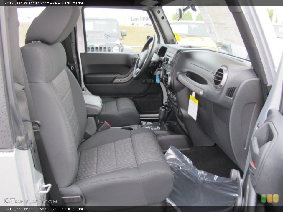 Black Interior Photo for the 2012 Jeep Wrangler Sport 4x4 #61710999